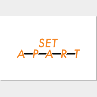 Set Apart Christian Apparel Posters and Art